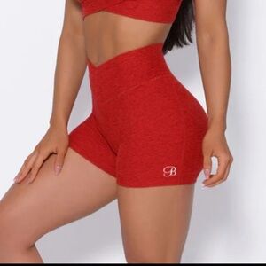 Bombshell sportswear, red shorts